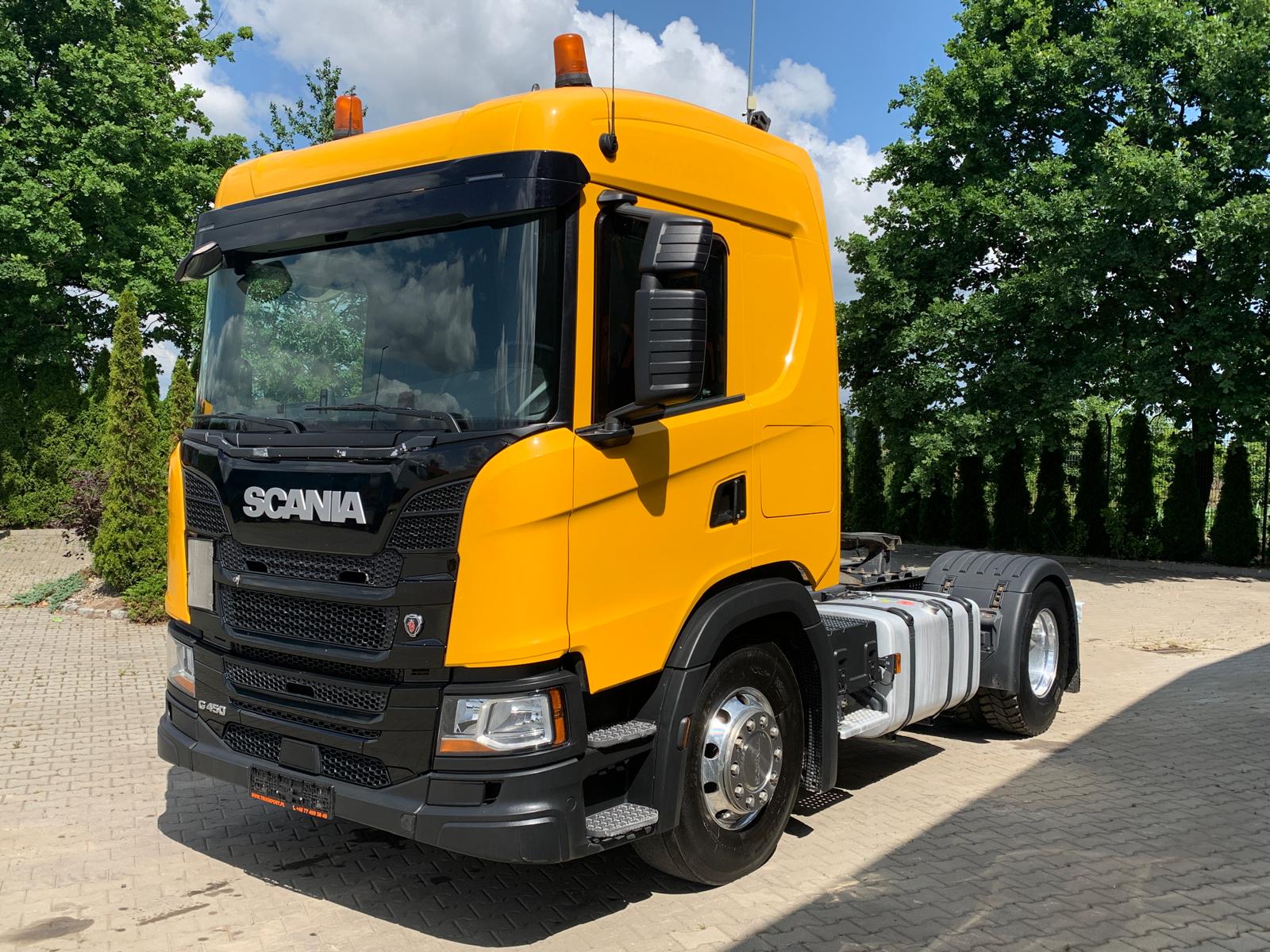 SCANIA G450 4x2 EURO6 CIĄGNIK SIODŁOWY Z HYDRAULIKĄ WYWROTU